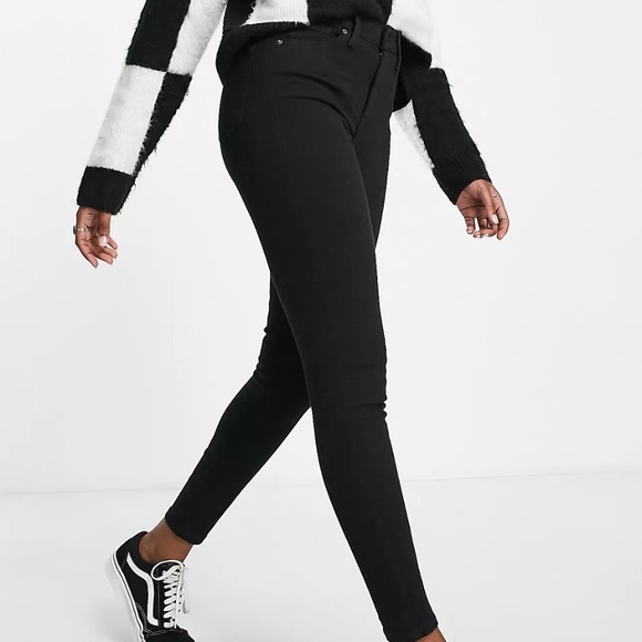 Topshop Denim - Topshop Moto Jamie Jeans Black | W28L36